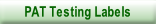 PAT Testing Labels.
